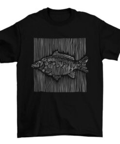 3D Lines Carp Fish Tee Shirt - Fishing Apparel for Men and Women T-Shirt