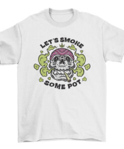 Skull Pot Graphic Tee Shirt - Unique Design for Men and Women T-Shirt