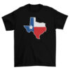 Texas Map Flag T-Shirt - Patriotic Design for Men and Women T-Shirt