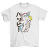 Kawaii Unicorn Jumping Tee for Girls and Women T-Shirt