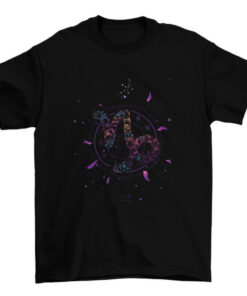 Capricorn Floral Zodiac Sign Tee Shirt T-Shirt