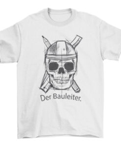 Skull Sketch Construction T-Shirt