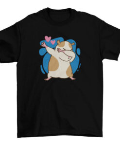 Funny Hamster Dabbing Cartoon T-Shirt Design for Men and Women T-Shirt