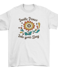 Peace Day Inspirational Quote Tee Shirt T-Shirt