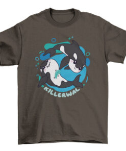 Cute Killer Whales Tee for Ocean Lovers T-Shirt