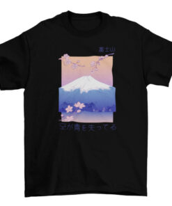 Japanese Mountain Landscape Tee Shirt T-Shirt