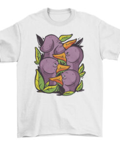 Camouflage Dog and Ducks T-Shirt