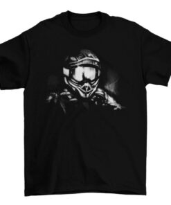 Realistic Bike Competitor Uniform T-Shirt for Editable People T-Shirt