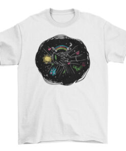 Kids' Hand Chalk T-Shirt Design for Boys and Girls T-Shirt