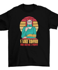Coffee Lover Introvert Tee for Men and Women T-Shirt