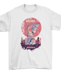 Sci-Fi Cyber Urban Punk Girl T-Shirt