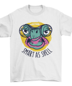 Turtle Animal with Glasses Tee - Fun Graphic Design for Men and Women T-Shirt
