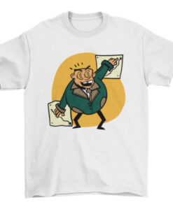 Businessman and Money T-Shirt for Men T-Shirt