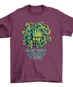 Mythical Greece Medusa Monster T-Shirt Design T-Shirt