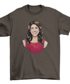 Watercolor Portrait of a South Dakota Female Politician with Ornaments T-Shirt