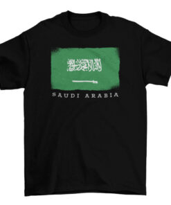 Saudi Arabia Flag Tee Shirt for Men and Women T-Shirt