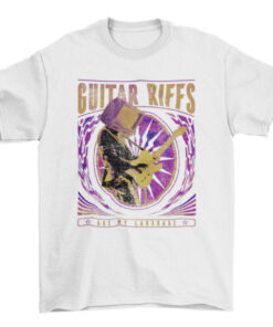 Music Guitar TV Riffs T-Shirt - Trippy Quote Guitar Riffs Are Amazing T-Shirt