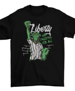 Statue of Liberty Graffiti Baseball Tee Shirt T-Shirt