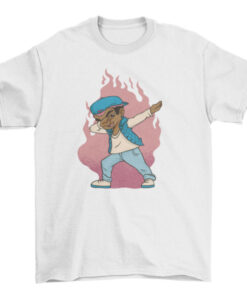 Black Boy Dabbing Character T-Shirt