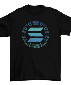 Solana Crypto Currency Symbol Tee Shirt T-Shirt