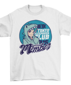 Anime Sleepover Tee Shirt for Men and Women T-Shirt