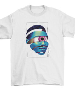 Spiral T-Shirt with Metallic Colors and Inner Soul Quote T-Shirt