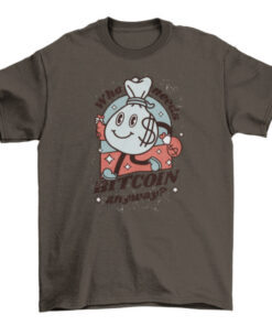 Bitcoin Money Bag Graphic Tee Shirt T-Shirt