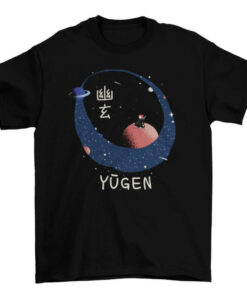 Samurai Moon Space T-Shirt - Lunar Japanese Warrior Tee T-Shirt