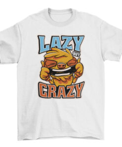 Funny Sloth Cartoon T-Shirt Lazy and Crazy Animal Design T-Shirt