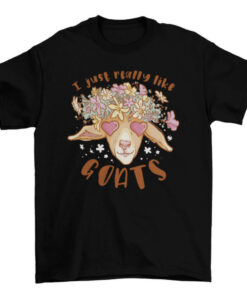 Goat Lover Tee - Cute Animal Graphic Shirt for Women and Men T-Shirt