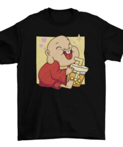 Buddha Baby and Bubble Tea Graphic Tee T-Shirt
