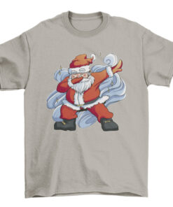 Christmas Dabbing Santa Claus T-Shirt