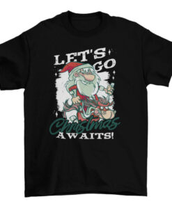 Christmas Awaits Holiday Tee Shirt T-Shirt