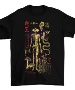 Anatomical Awareness of Body and Animals with Mushroom Eye Nature Shirt T-Shirt