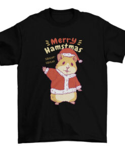Christmas Hamster T-Shirt with Cute Design T-Shirt