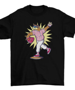 Sloth Baseball Character Tee Shirt T-Shirt