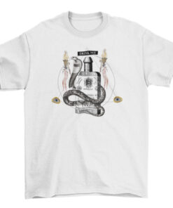 Fashionable Drink Me Snake Poison Bottle T-Shirt