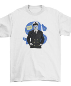 Nautical Ship Captain Uniform Tee for Men T-Shirt