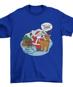 Funny Santa Christmas Tee Shirt for Adults T-Shirt