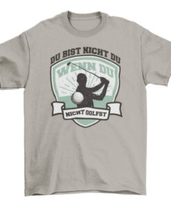 Golfing Badge T-Shirt for Men and Women - Perfect Gift Idea for Golfers T-Shirt