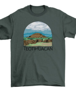 Teotihuacan Mexico Landscape T-Shirt