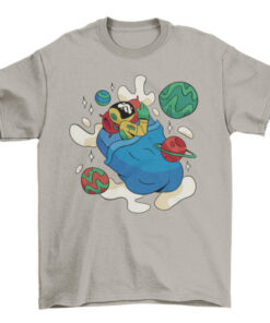 Astronaut Sleeping in Bed Tee Shirt for Space Lovers T-Shirt