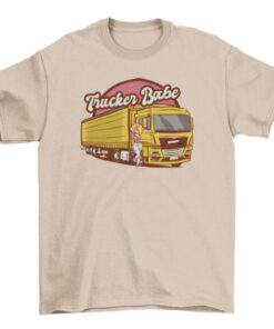 Women's Truck Transportation Tee Shirt T-Shirt