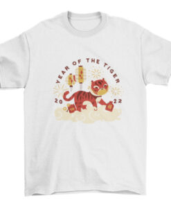 Tiger Cloud T-Shirt - Year of the Tiger Design T-Shirt