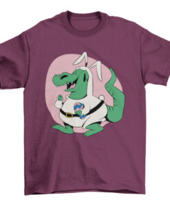 Easter Dino T-Shirt Design T-Shirt