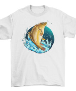 Ocean Animal Fish Jumping Out of Water T-Shirt