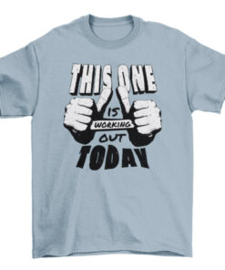 Workout T-Shirt for Men and Women - Fitness Tee with Comfortable Fabric and Breathable Design T-Shirt