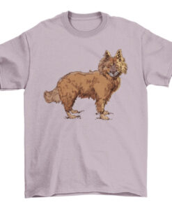 Realistic Shepherd Dog Tee Shirt for Men and Women T-Shirt