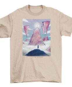 Fantasy Landscape T-Shirt with Islands in Clouds T-Shirt