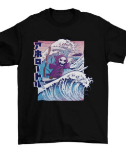 Grim Reaper Surfing Tee Shirt for Men and Women T-Shirt